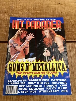 Hit Parader Magazine September 1992 Full Color Alternative Metal Section - Image 1 of 4