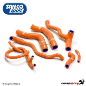 Kit tubi radiatore Samco colore arancio per KTM 950 Adventure S 2004/2006 - Imagen 1 de 5