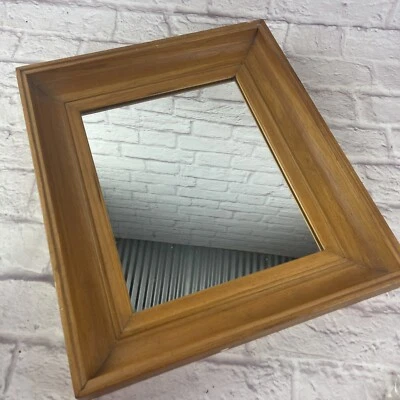 Vintage Ethan Allen Small Wooden Wall Mirror - Image 1 of 4