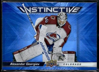 2023-24 Upper Deck #IN-9 Alexandar Georgiev Instinctive SJ - Image 1 of 2