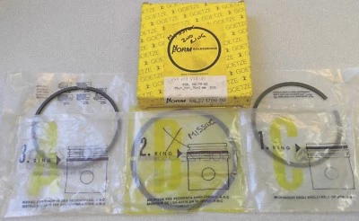 JUEGO COMPLETO DE ANILLOS DE PISTÓN NUFORM PORSCHE 928 ORIGINALES NUEVOS Foto 1 de 3