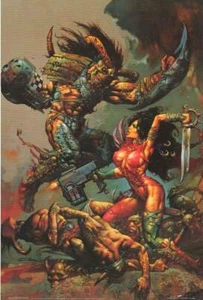 SIMON BISLEY HEAVY METAL FAKK 2 FIGHT 24x36 POSTER #1 RARE - Bild 1 von 1