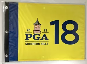 2022 Pga Championship Flag Southern Hills golf yellow justin thomas wins - Picture 1 of 12
