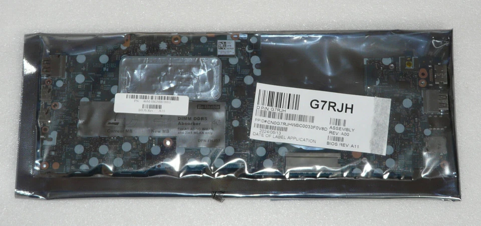 Neu Original DELL LATITUDE 5340 Mainboard Intel i5 1335U 4.6GHZ G7RJH 0G7RJH - Bild 1 von 1