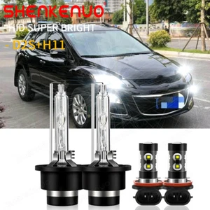 For Mazda CX7 2007-2012 HID/LED Headlight High Low Beam +Fog Light Bulbs Kit 4x - Picture 1 of 12