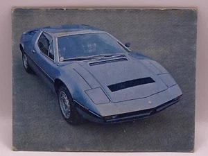 Maserati Merak SS ( Italy ) World Famous Car Vintage Sports Car TCG Photo Card - Picture 1 of 12