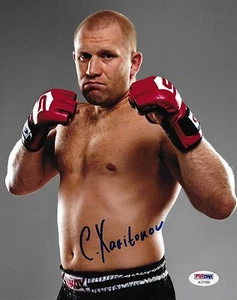 Sergei Kharitonov Signed 8x10 Photo PSA/DNA StrikeForce Pride Picture Autograph - Picture 1 of 24