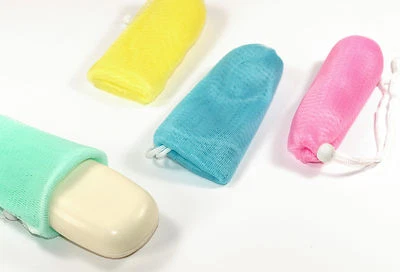 K&B VERTRIEB 4 Seifenbeutel für Seifenreste Seifenrestebeutel Seifensack Seifennetz 115 Seife