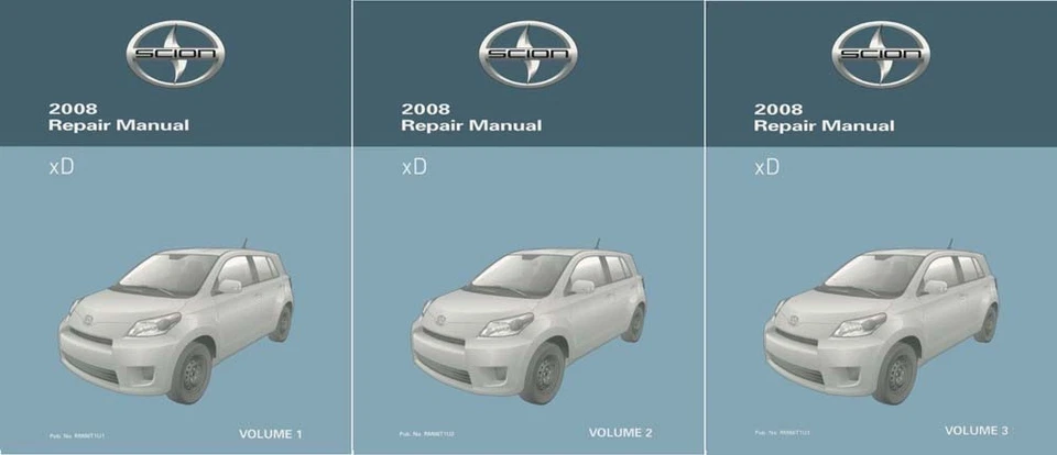 Juego completo manual de reparación de taller Scion xD 2008 Foto 1 de 1