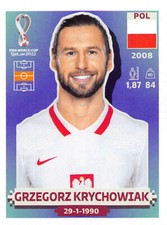 Grzegorz Krychowiak POL13 Poland 2022 Panini World Cup base Card Qatar Sticker