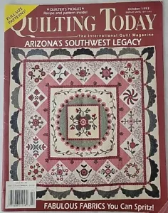 Quilting Today Magazine October 1993 - Foto 1 di 2