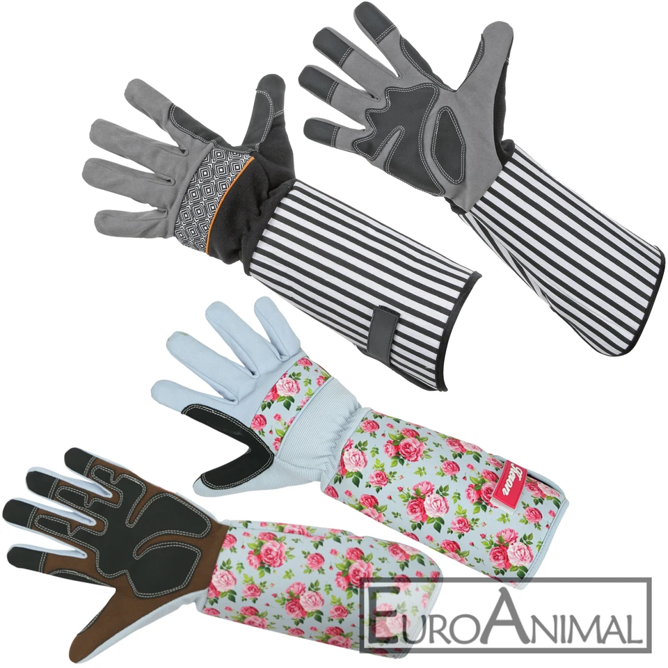 Rosenhandschuhe Gartenhandschuhe lange Stulpe Stachelschutz Dornenschutz 40cm - Bild 1 von 1