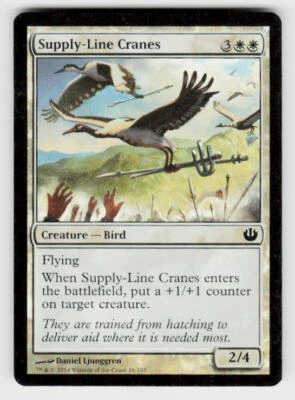 Journey Into Nyx #28 Supply-Line Cranes FOIL - Image 1 of 2
