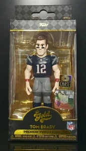 Funko Gold - Fútbol americano NFL Tom Brady con camiseta de los Patriots *CHASE* - Imagen 1 de 11