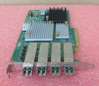 Emulex P003798-01B Quad Port 8Gb PCI-E Fibre Channel HBA Card + 4x SFP - Image 1 of 4