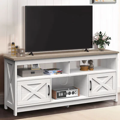 TV Stand with Power Outlet for up to 65" TV Entertainment Center Media Console - Image 1 of 4