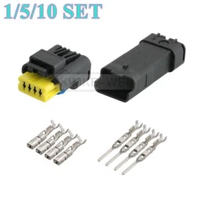 4 Pin/Way FCI Delphi Rear Bulb Holder Plug Connector for Citroen/Peugeot/Nissan - Picture 1 of 7