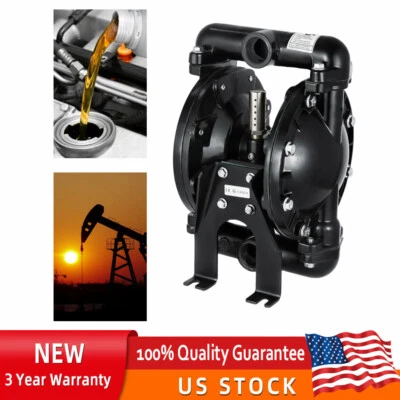 Air-Operated Waste Oil Transfer Pump 35Gpm Pneumatic Dual Diaphragm Pump 120PSI - Image 1 of 4