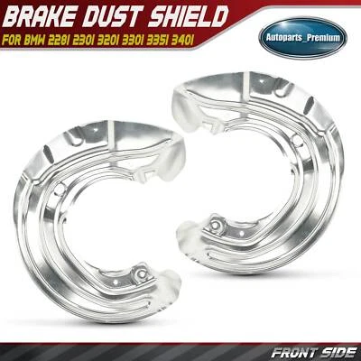 2x Protector antipolvo de freno delantero para BMW 228i 230i 320i 330i 335i 340i 428i 430i 435i Foto 1 de 4