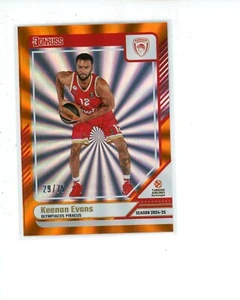 2024-25 Panini Donruss EuroLeague Orange Laser #43 Keenan Evans #d 29/75 - Foto 1 di 1