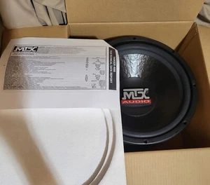MTX THUNDER 4000 12" INCH STEREO MONO SUB SUBWOOFER 200 400 WATTS OLD SCHOOL - Picture 1 of 13