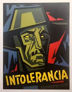 VTG DIVEDCO SERIGRAPH MINI POSTER / INTOLERANCIA / J. CONTRERAS / PUERTO RICO - Picture 1 of 2