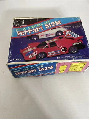 Vintage Used FERRARI 512M Radio Controlled Car by Daekor Designs RC *Untested* - Image 1 of 4