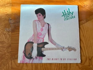 Holly And The Italians – The Right To Be Italian LP - NFE 37359 Shrink LIKE NEW - Picture 1 of 6