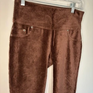 SPANX Ready to Wow Leggings Damen M braun Cord Stretch Velour - Bild 1 von 7