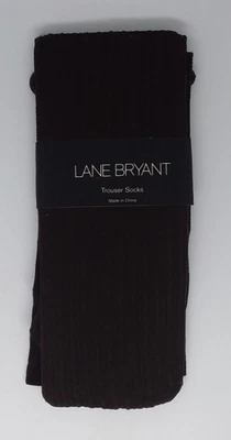 Meias Calça Lane Bryant Feminina Tamanho 10-13 Preta Negócios Casual Nova - Imagem 1 de 2