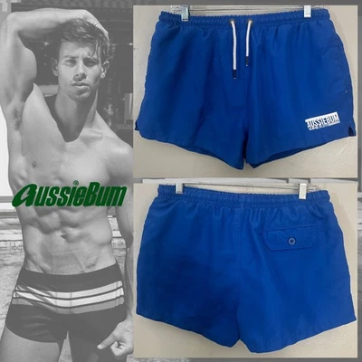 Aussiebum Swim Trunks Large Gently worn 100% polyester Elastic waist - Image 1 of 4