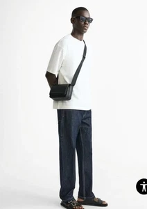 ZARA MEN CROSSBODY BAG WITH FLAP - Picture 1 of 7