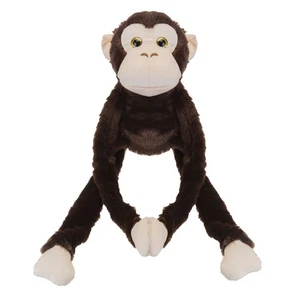 Monkey Hand Puppet Plush 65cm Soft Toy With Hook and Loop Hands & Feet - Picture 1 of 7