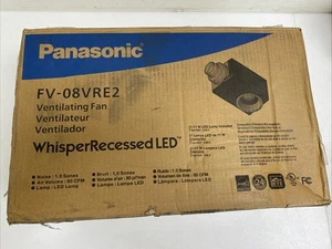 Panasonic FV-08VRE2 Whisper Recessed LED Fan/Light 80 CFM - Picture 1 of 6