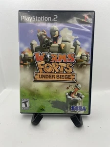 Worms Forts: Under Siege (Sony PlayStation 2, 2005) PS2 - W/Manual - Tested - Picture 1 of 3