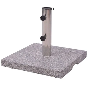 Parasol Base Grey Granite 15.7 x 15.7 x 1.9 in - Picture 1 of 5