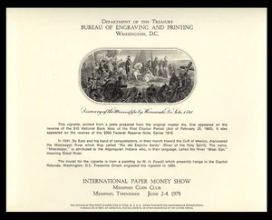 SOUVENIR CARD B44/NSC11 1978 IPMS - MINT - Picture 1 of 2