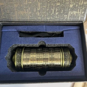 Da Vinci Code Mini Cryptex Lock Puzzle Boxes With Hidden Compartments w/Rings. - Picture 1 of 16