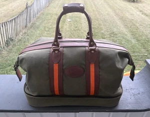 Vintage Orvis Canvas Leder Reisetasche mit Henkeln LESEN - Bild 1 von 17