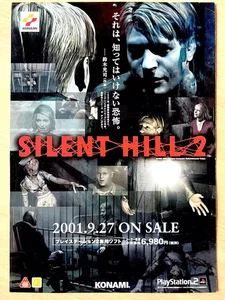 Póster Silent Hill 2 Konami Playstation 2 Completo Buen Estado - Bild 1 von 2
