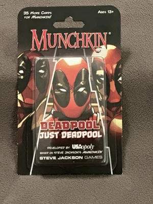Munchkin Sealed Just Deadpool Expansion Pack - RARE- Steve Jackson Games - image 1 of 3