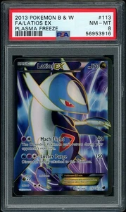 2013 Pokemon BW Plasma Freeze Latios EX Full Art #113 PSA 8 NM-MT - Bild 1 von 2