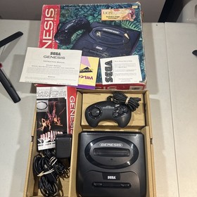 Sega Genesis Model 2 Console w/ Lion King Box, Controller, Cords, System Manual