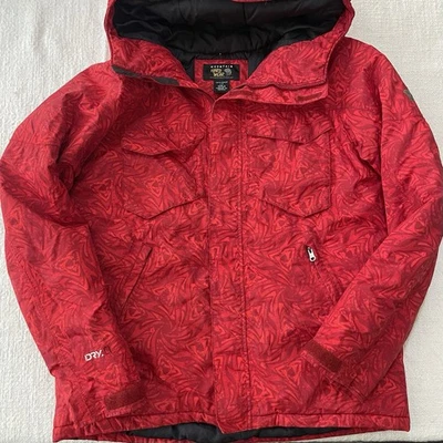 MOUNTAIN HARDWEAR Rojo Nieve Abrigo Chaqueta con Capucha Niños Jóvenes Grande Invierno Calidad Foto 1 de 4