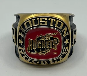 Large Houston Rockets NBA Championship Replica Ring Display Collectible Trophy - Picture 1 of 8