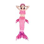 3Pcs Colorful Mermaid Costume Kids Mermaid Tail Memaid Swimsuit  Swimwear Party