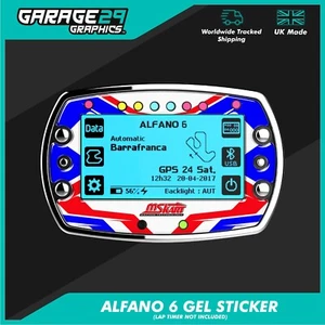 MS Kart Style Alfano 6 Gel Lap Timer Aufkleber - Bild 1 von 1