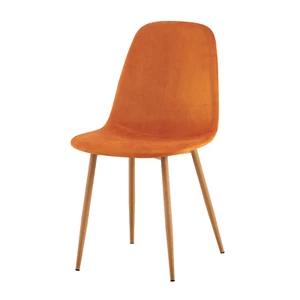 DS Living Luxe Dining Chair with Wood Printed Coating Legs - Mutliple Colours - Picture 1 of 50