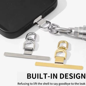 Metal Lanyards Card Ultra-thin Hanging Piece Luxury Case Clip Mobile Phone - Zdjęcie 1 z 15