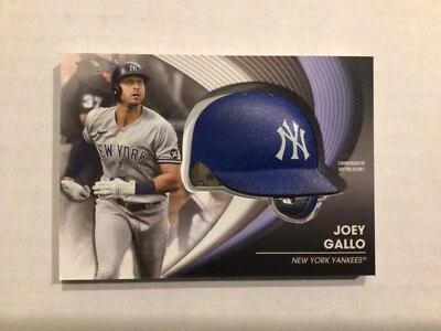 2022 Topps Update Joey Gallo #BH-JG yankees Batting Helmet Card - thick - Image 1 of 2